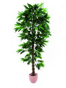 Dschungelbaum Mango mit Zementtopf 210cm, Kunstpflanze