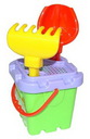 Eimer Set Nr. 262: Eimer-Burg klein 9 cm / 4 Teile