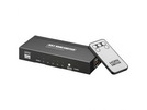Umschalter HDMI (automatisch) 5 In - 1 Out (Fernbedienung) black