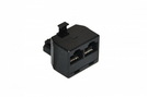 Adapter RJ45 8P8C (St.) - 2x RJ45 8P8C (Bu.) black