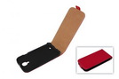 Tasche (Flip Slim) für Samsung I9505 Galaxy S4 red