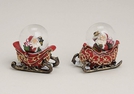 SCHNEEKUGEL NIKOLAUS A.SCHLITTEN POLY S.7CM
