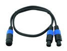 Kabel YC1 2xSpeaker male 2pol/4pol femit 1m
