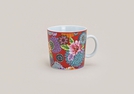 BECHER BLUMENDEKOR PORZ.9CM