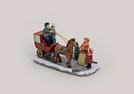 MINIATUR KUTSCHEN-SZENE POLY 15X7X9CM