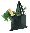 Einkaufstasche"Market"non-woven, schw., 45 x 37 cm
