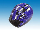 Kinderhelm für Radfahrer, schwarz/blau 52-56 cm Kopfumfang, 1 Stück