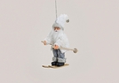 NIKOLAUS A.SKI Z.H.TEX/KUNST/HOLZ 18CM