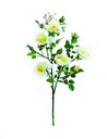 Rosenzweig weiß 113Bl/8Blüten 90cm, Kunstpflanze