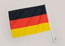 AUTOFAHNE "DEUTSCHLAND" POLYESTER 45X30CM