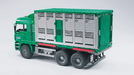 Bruder 02749 MAN Tiertransport LKW inklusive 1 Kuh