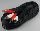 Cinch Verbindungs-Kabel 10m, 2x Stecker / 2x Stecker, geschirmt