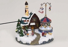 WINTERSZENE M.KARUSSELL POLY 18X17X18CM