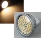 LED Strahler MR16 ''H50 Pro'' 70 SMD LEDs, 3000k, 385lm, 120°, 12V/5W, warmweiß