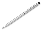 Metallkugelschreiber mit blauschreibenderMine und mit Funktion "Touch Pen".