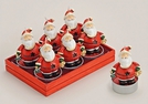 TEELICHT-SET 6TLG NIKOLAUS 6X4CM