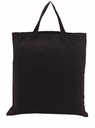 Baumwolltasche"Pure" m.2 k.H.,schw., 38 x 42 cm