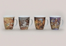 BECHER AFRIKA STYLE PORZ.4-F.S.11CM