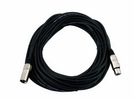 Kabel MC-250, 25m, schwarz, XLR m/f, sym