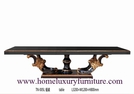 Large table dining table solid dining table antique dining table 8 black dining table TN005L