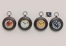 WANDUHR METALL/KUNSTGLAS 4-F.S. 13X4X18CM