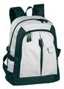 Rucksack "Viva" 600 D, grau/schwarz, ca. 42 x 31 x 17 cm