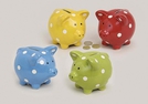 SPARSCHWEIN PUNKTE KERAM.4-FACH SORT.12X10CM