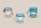 WINDLICHT GLAS 3-FACH SORT. 5X6CM