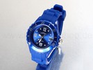 saphier blau Viper Silikonuhr mit Datum little fac