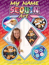 My Name Sequin Art Teddybär