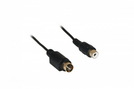 S-Video-Kabel 1x Cinch (Bu.) - 1x 4p mini DIN (St.) gold 0,13 m