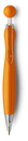 Kugelschreiber 'Akzent', Farbe: Orange, Groesse: Ø 1,5 x 14 cm