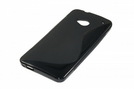 Silicon Case (S-Curve) für HTC One (M7) black