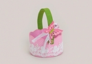 FILZKORB M.SCHMETTERLING PINK 8X13CM}