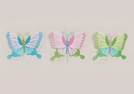 SCHMETTERLING M.BINDE-DRAHT KUNST.3-F.S.18X14