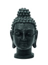 Buddhakopf, antik-schwarz, 75cm