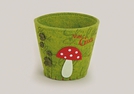 FILZKORB GLUECKPILZ 15CM}X13CM H