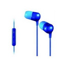 Headset Stereo 'JVC' In-Ear-Kopfhörer 3,5'' mit Fernbedienung und Mikrofon blue