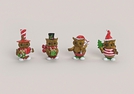 EULE WEIHNACHTEN POLY 4-F.S.7CM