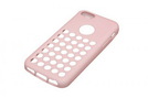 Silicon Hole Case (Flex) für Apple iPhone 5C pink