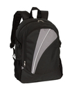 Rucksack 'Stream'600 D,schwarz/grau, ca. 42 x 29 x 13 cm