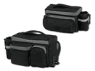 Fahrradtasche fuer Traeger aus Polyester.
