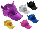Glitzer Hörnchen Cap Basecap Baseballcap Caps