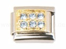 Italian Charm Glieder Armband Motive und Steine