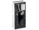 Papiertasche fuer 2 Weinflaschen.