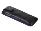 Star-Case® di base ''Linea'' universal size ''ML'' echt Leder violett