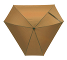 Fiberglas-Schirm "Triangle", Khaki, Ø108 cm
