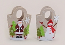 FILZTASCHE NIKOLAUS/SCHNEEMANN 2-F.S.20X9X25C