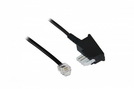 Telefonkabel TAE-N (St.) - RJ11 6P4C (St.) (Telekom) 6,0 m black