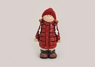 WINTERKIND ROT KERAMIK TEXTIL-MUETZE 24CM